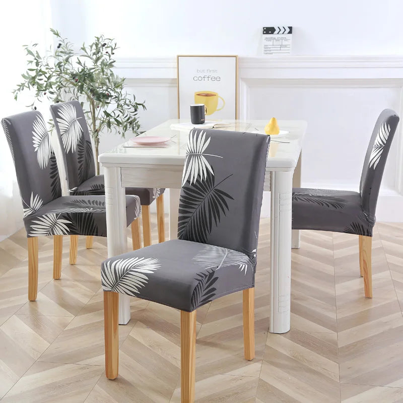 Boho Stretch-Stuhlbezug – Bedruckter Elastischer Esszimmerstuhl-Schutz