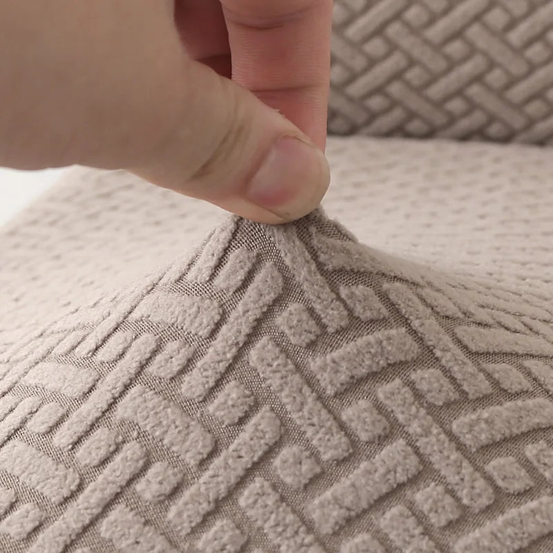 Dicker Jacquard Stretch-Stuhlbezug – Elastischer Esszimmerstuhl-Schutz