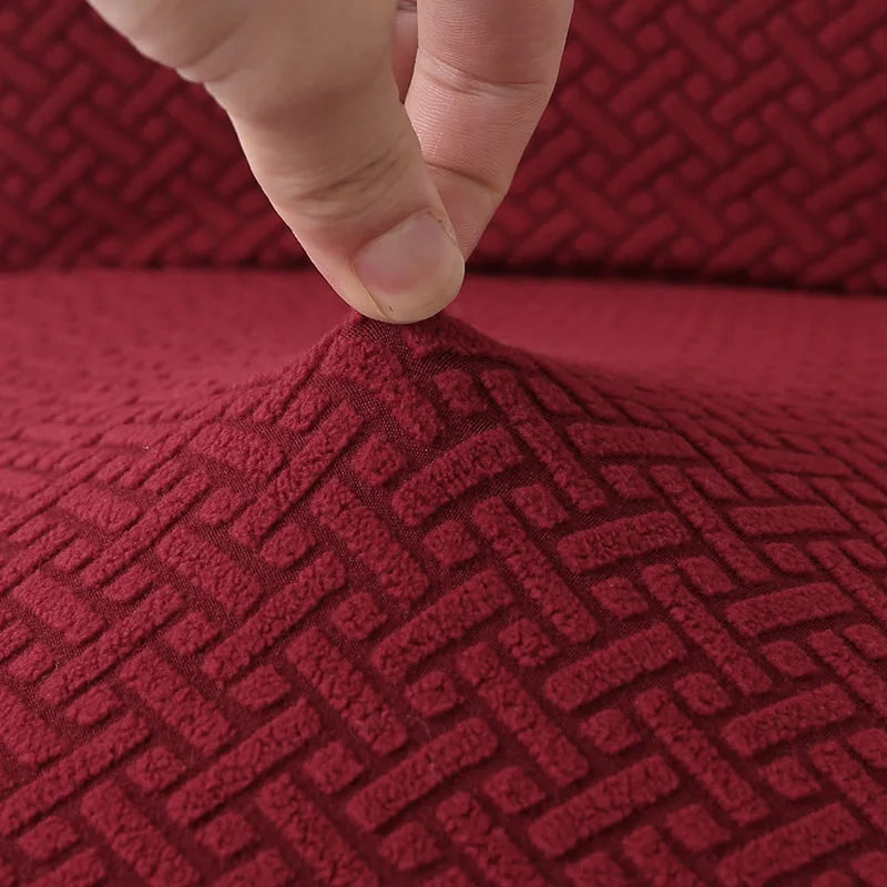 Dicker Jacquard Stretch-Stuhlbezug – Elastischer Esszimmerstuhl-Schutz