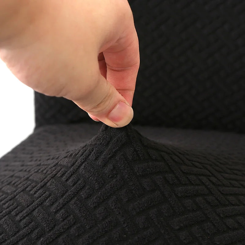 Dicker Jacquard Stretch-Stuhlbezug – Elastischer Esszimmerstuhl-Schutz