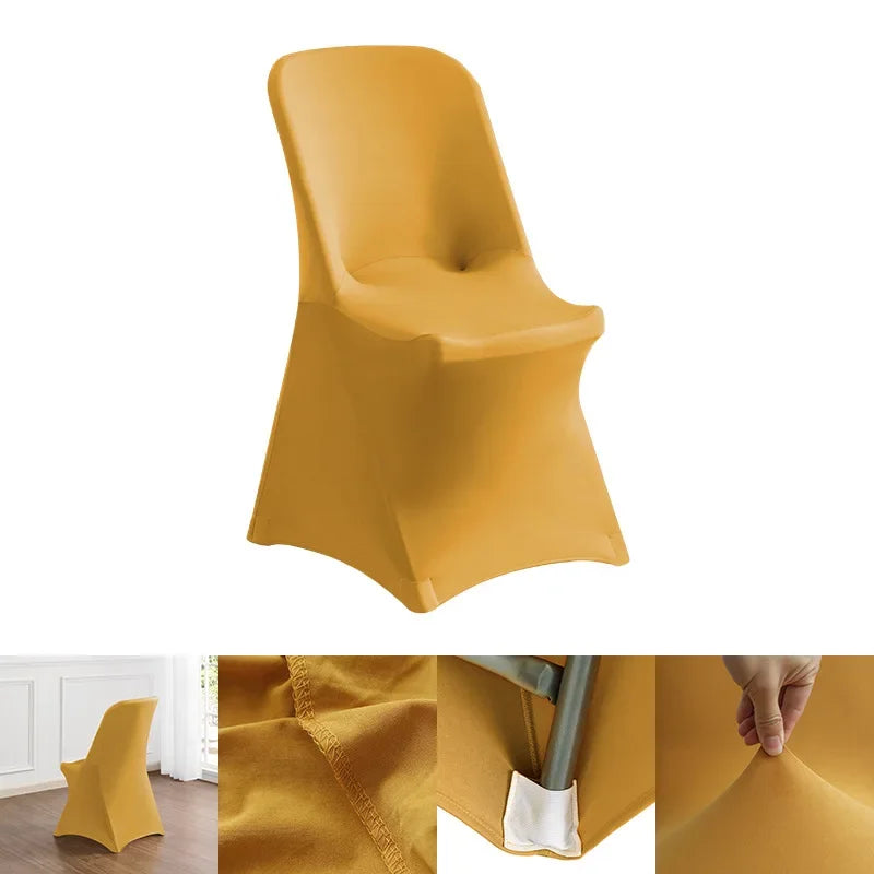 Stretch-Klappstuhlbezug – Waschbare Spandex Stuhlhusse