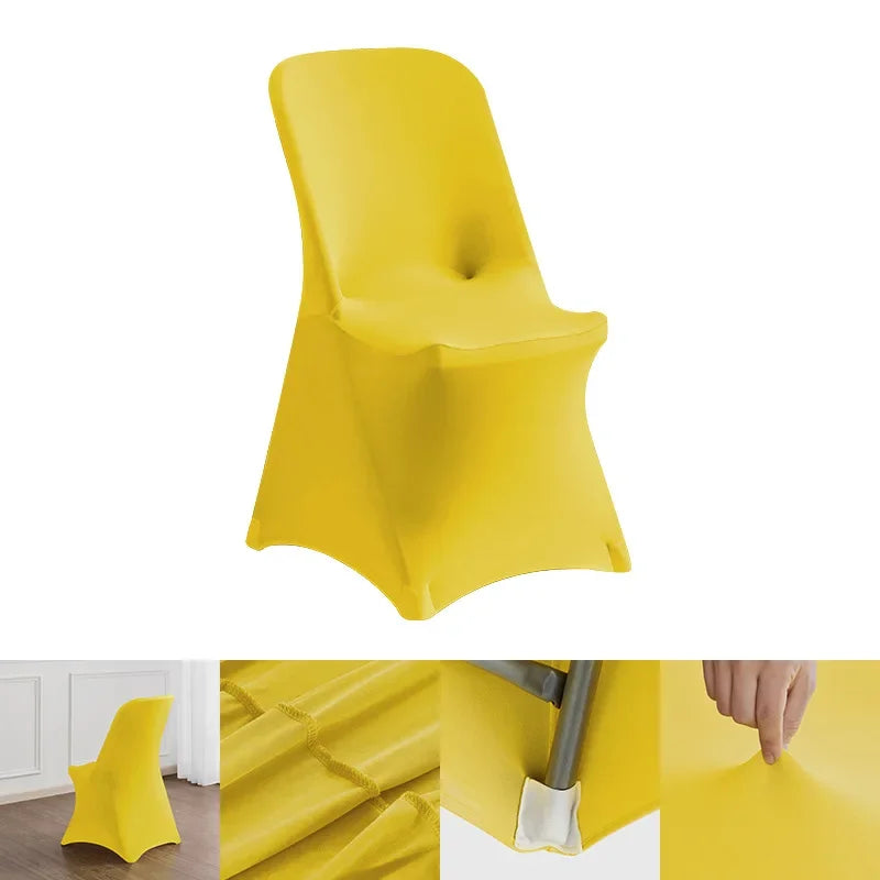 Stretch-Klappstuhlbezug – Waschbare Spandex Stuhlhusse
