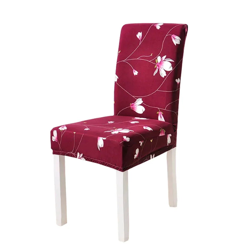 Boho Stretch-Stuhlbezug – Bedruckter Elastischer Esszimmerstuhl-Schutz